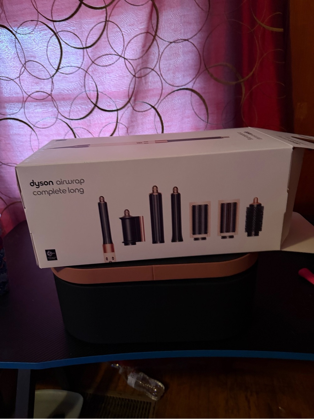 Dyson Airwrap Complete Long - White and Rose Gold